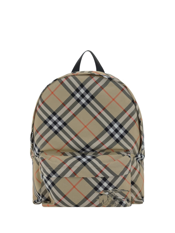 Ekd Check Pattern Backpack