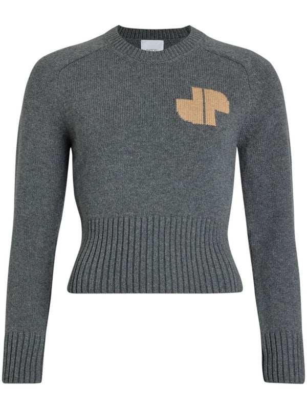 Crew Neck Wool Cashmere Knit