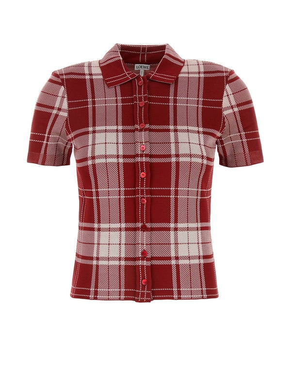 Check Pattern Short Sleeve Shirt