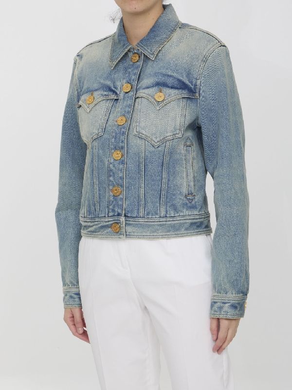 Vintage Denim Trucker Jacket