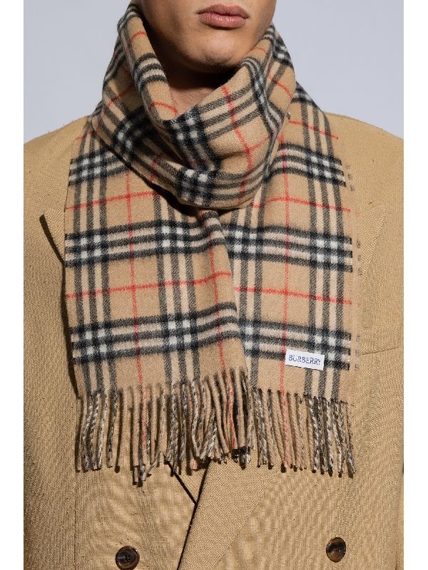 Reversible Check Cashmere
  Scarf