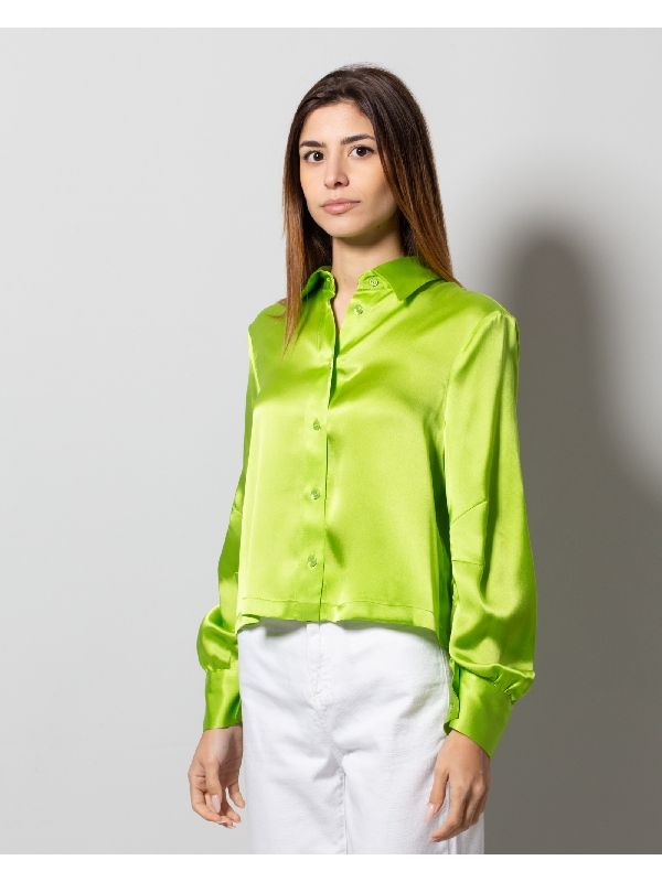 Alaina Satin Shirt