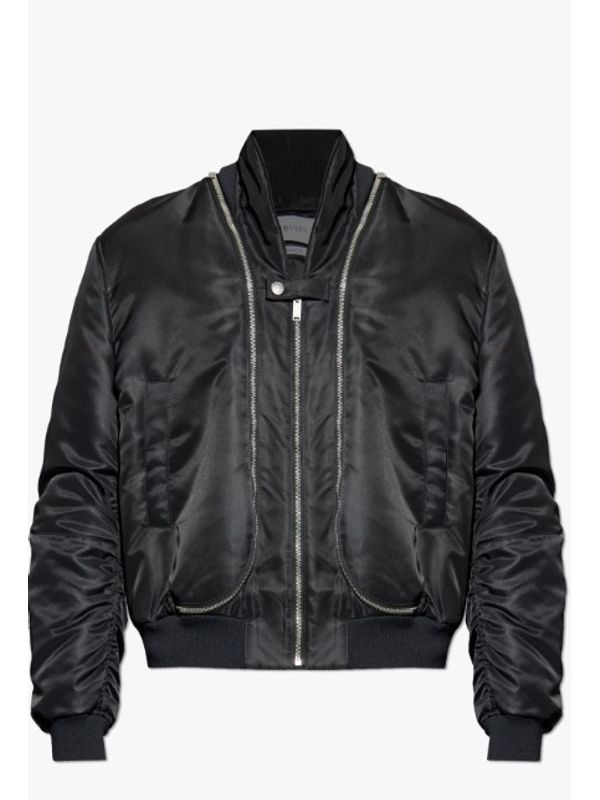 Alexander Mcqueen Black Bomber
