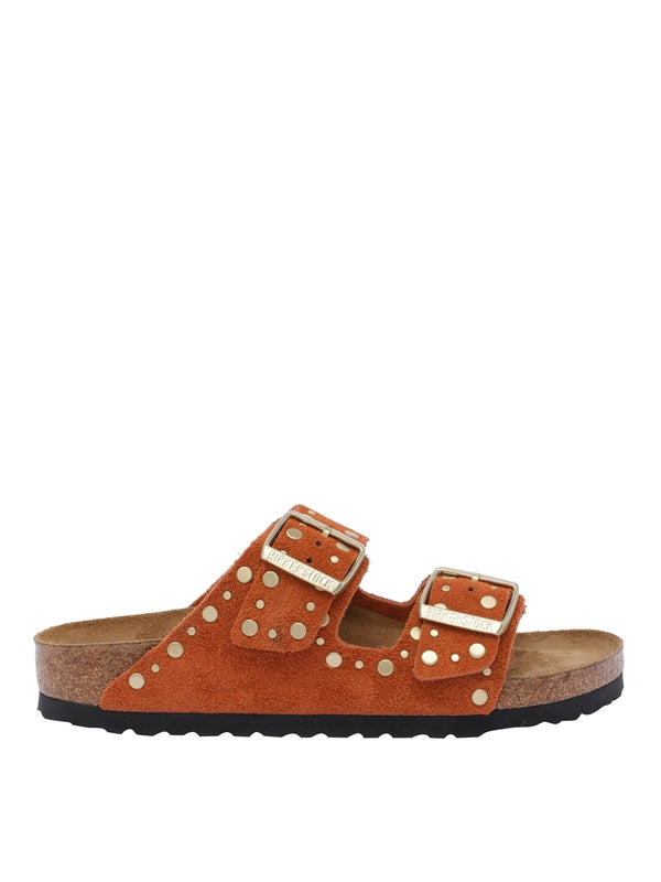 Arizona Buckle Suede Sandals