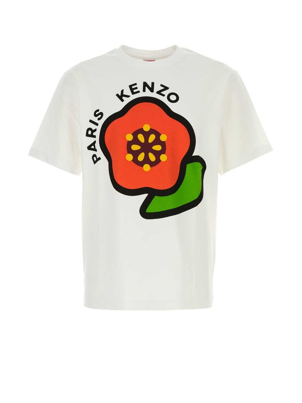 Boke Flower Printing Short-sleeve T-shirt