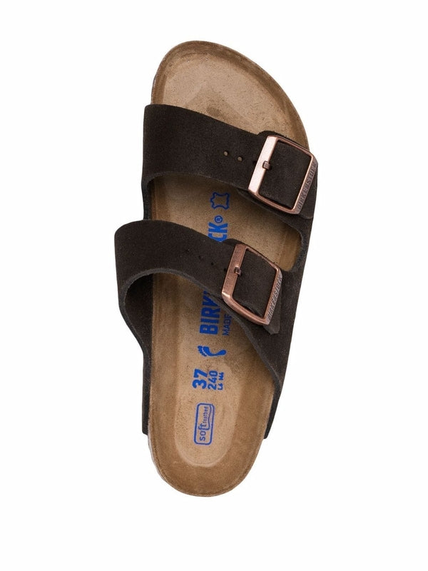 Arizona Buckle
  Strap Suede Sandals
