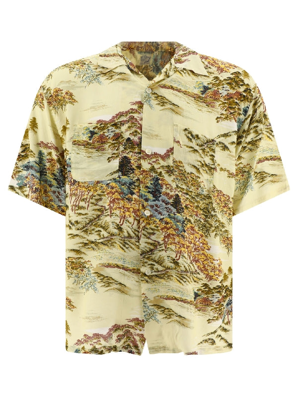 Allover Printing Short Sleeve Shirt