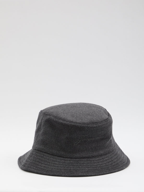 Jacquemus Grey Bucket Hats