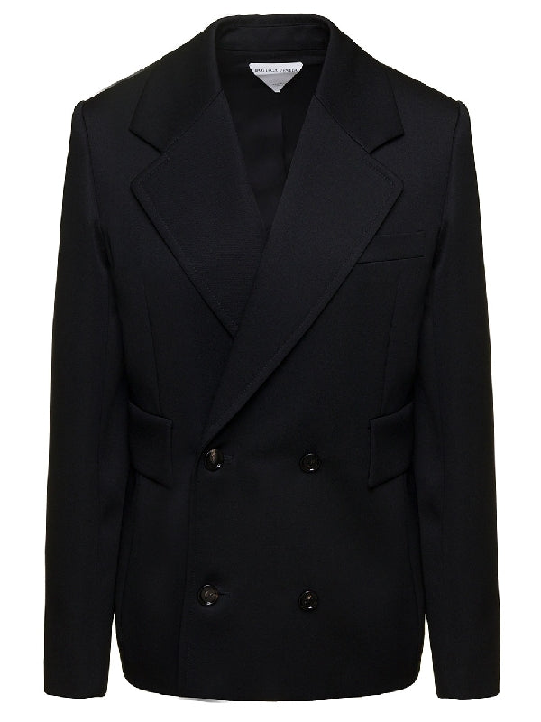 Wool Double-Breasted Jacket