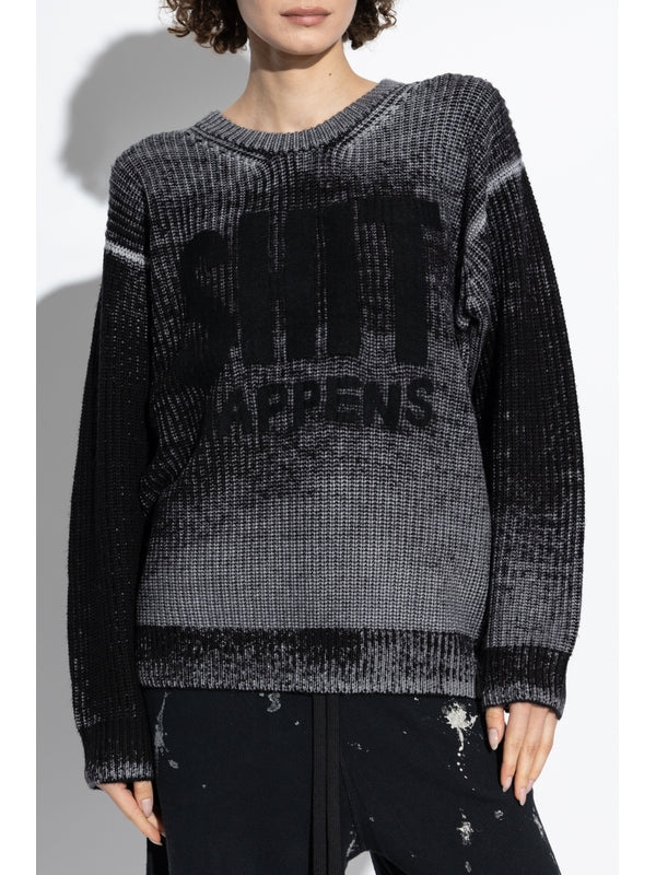 Graphic Jacquard Wool Knit