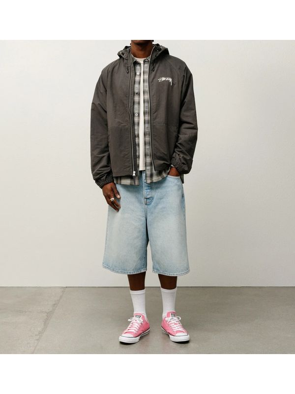 Wave Dye Beach Shell Hoodie Jacket