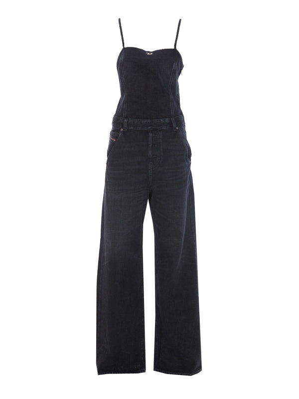 Vors Logo Denim Jumpsuit