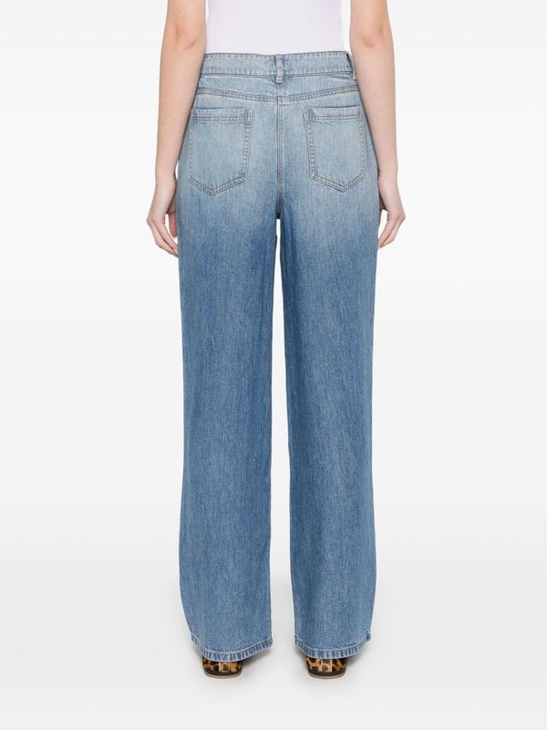 Jewel Detail
  Washing Denim Pants