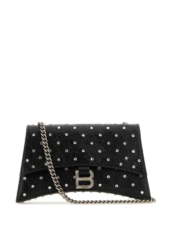 BALENCIAGA - Balenciaga Crush Xs Black Crossbody & Shoulder Bags - Jente