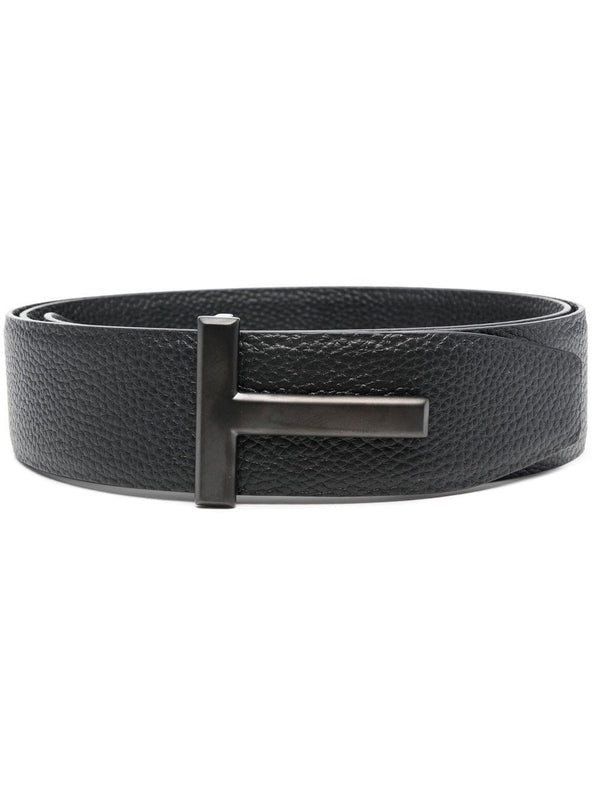 Tom Ford Black Leather Belts