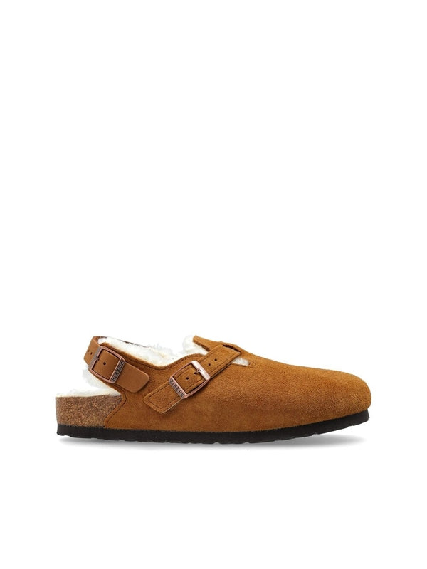 Tokyo Shearling Suede Sandals