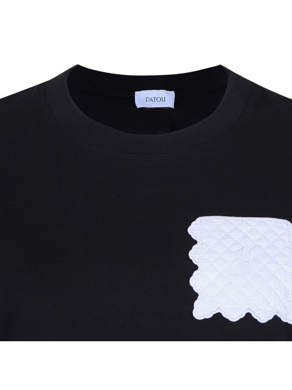 Chest Logo Patch Short Sleeve T-shirt