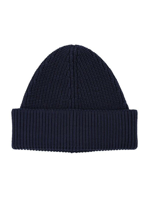 Back Stitch Wool Beanie