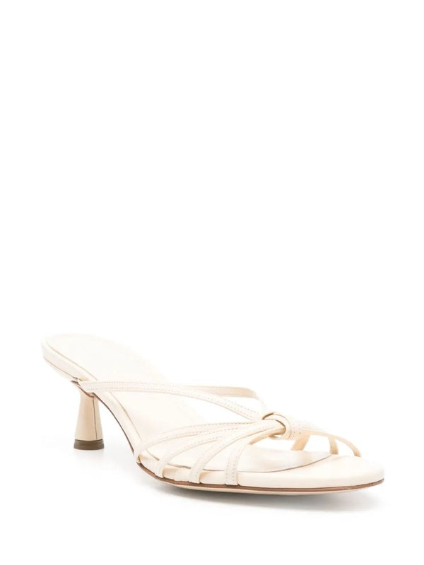 Ady White Sandal Heels
