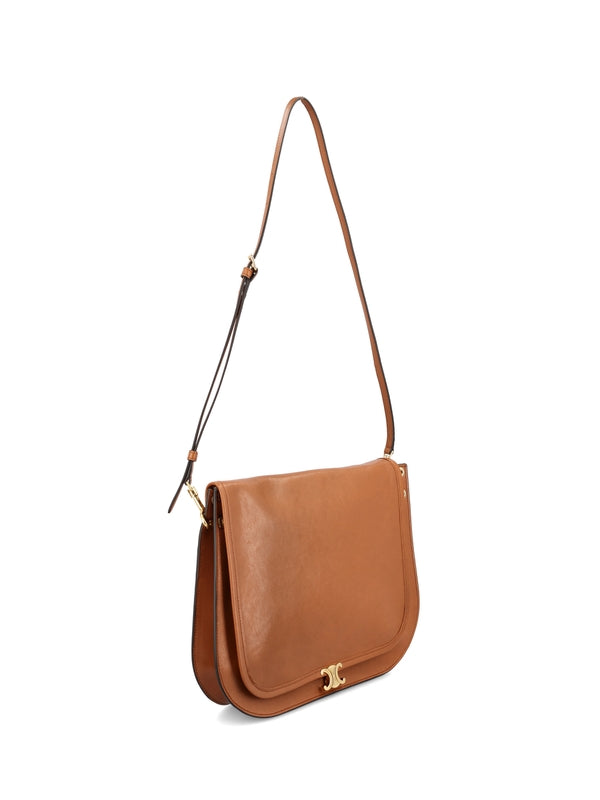 Celine Besace Brown Shoulder Bag