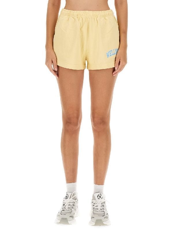 Wellness Logo Cotton Shorts