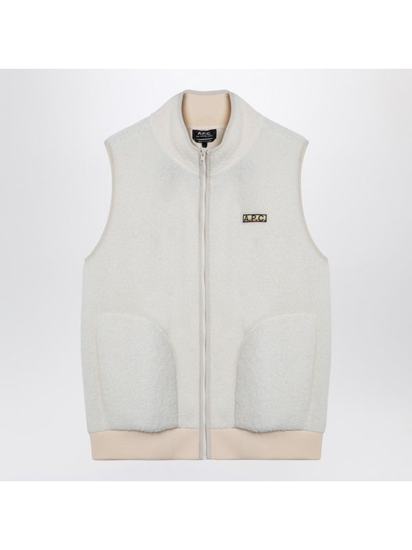 Logo Patch Fleece Vest