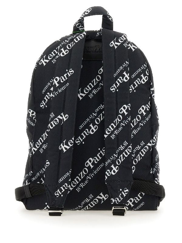 Allover Logo Printing Backpack