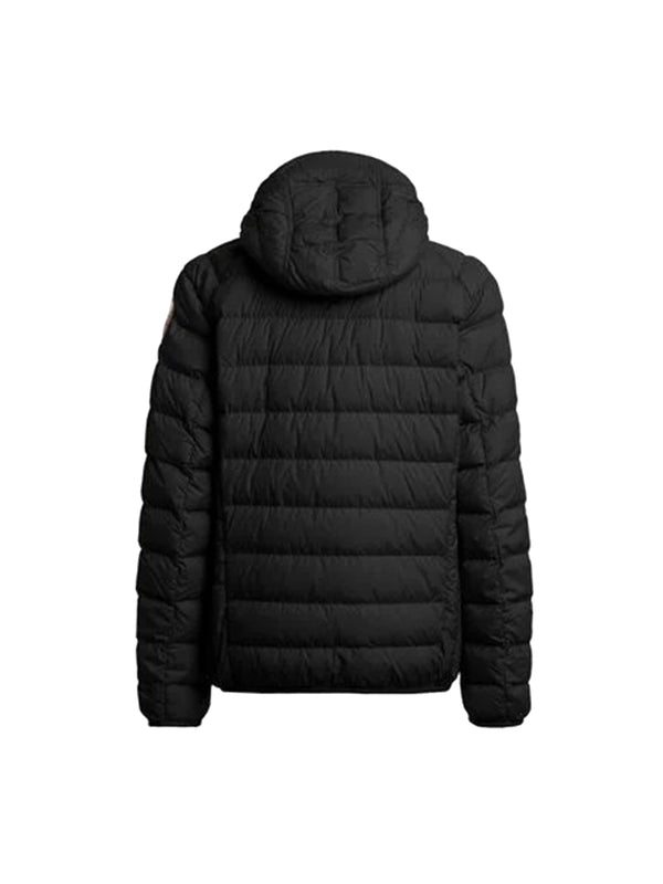 Black Hooded Puffer Jacket