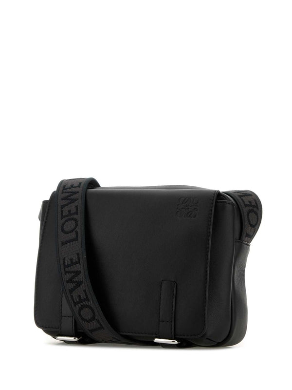 Anagram Logo Leather Crossbody Bag