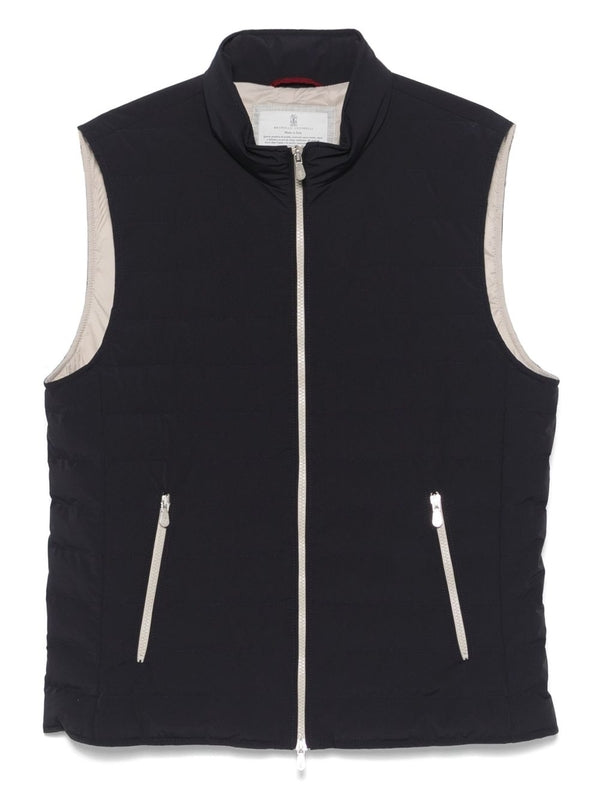 Brunello Cucinelli Navy Vest