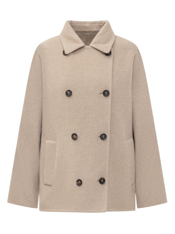 Wool Cashmere Double Coat