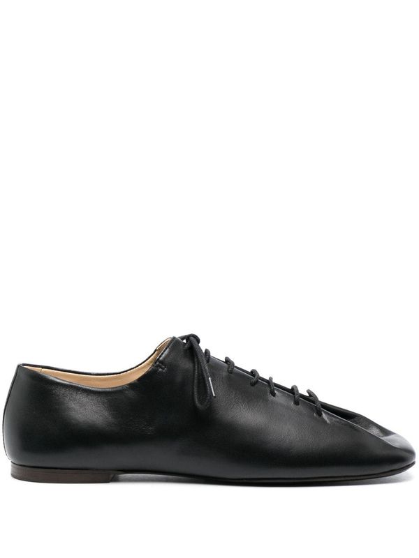 Souris Square Toe Lace-up Shoes