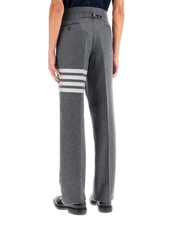 4-Bar Wool Cashmere Pants