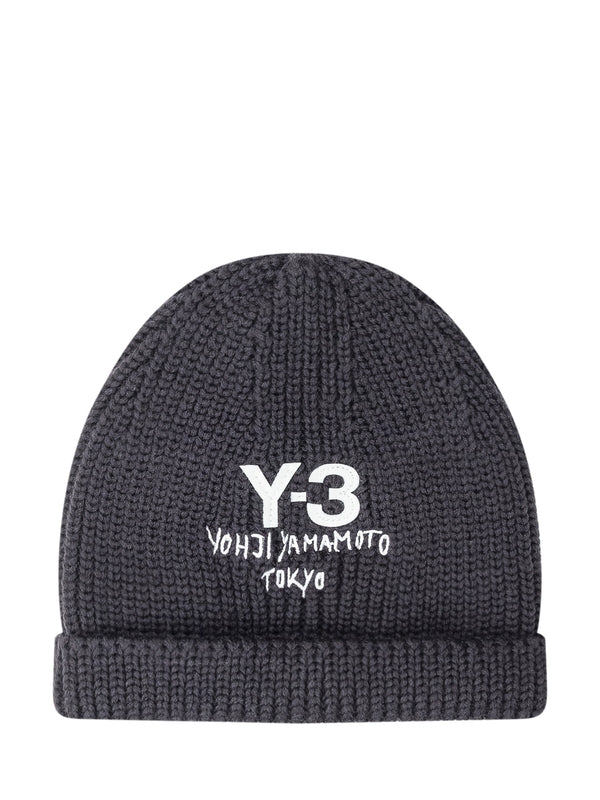 Y-3 Black Beanies