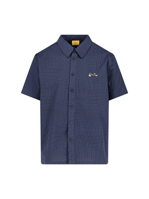 Logo Allover Printing Short Sleeve Shirt