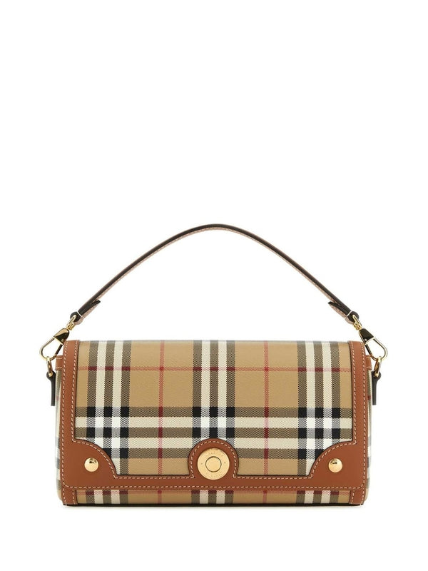 Burberry Beige Checked Crossbody & Shoulder Bags