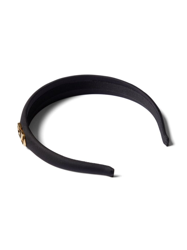 V Logo Silk Hair Band