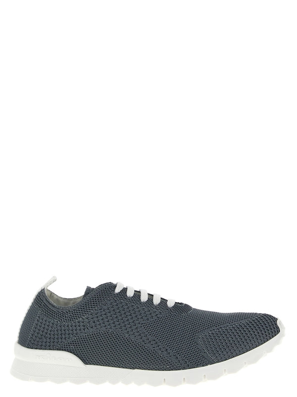 Kiton Grey Low Top Sneakers