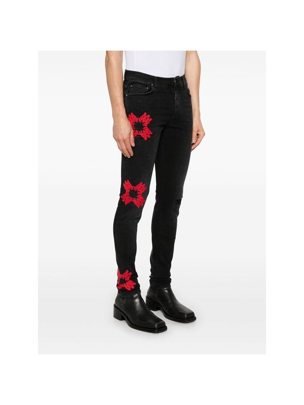 Ma ロゴ パターン ダメージ加工
デニムパンツ