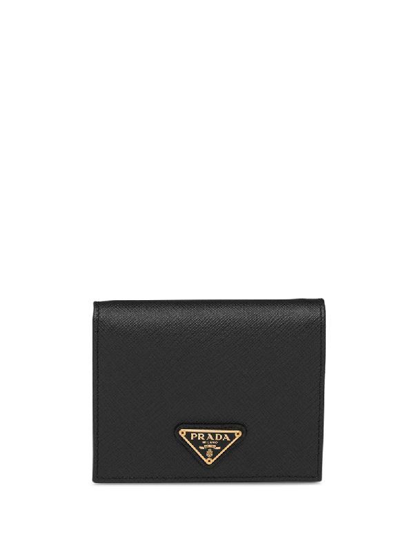 Triangle Logo
  Saffiano Flap Wallet