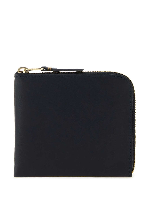 Classic Leather Half Zip Wallet