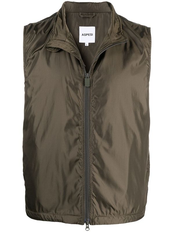 Aspesi Khaki Vests