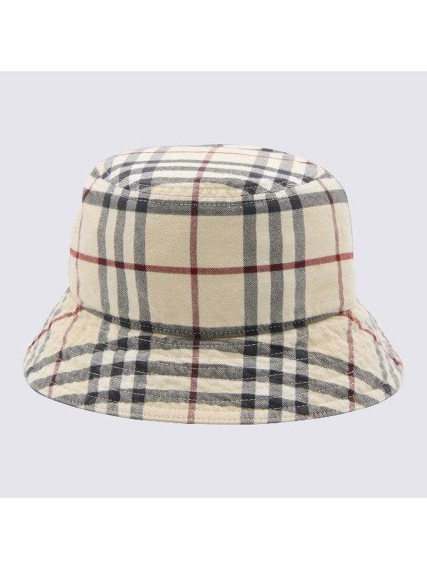 All Over Check Cotton Bucket
  Hat