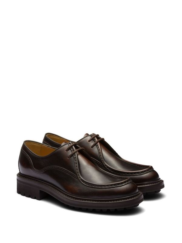 Leather Lace-up Derby Shoes