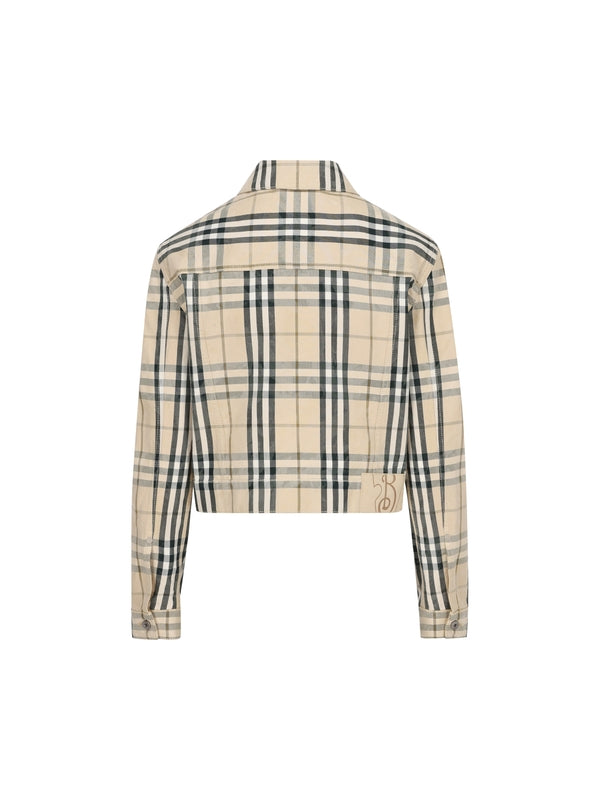 Vintage Check Cotton Jacket