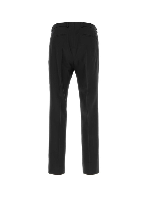 Wool Blend Tailored Pants