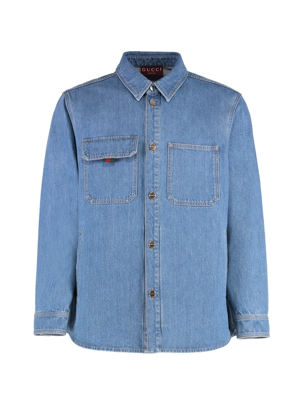 Chest Pocket Denim Shirt