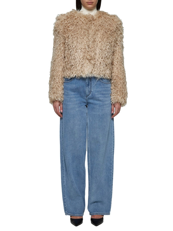 FAUSTINE Faux Fur Jacket