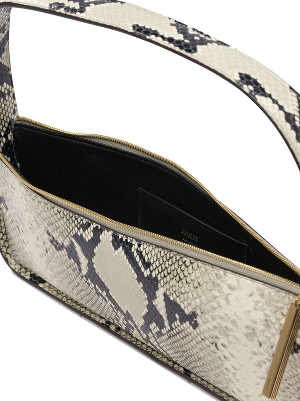 Animal-effect Leather Shoulder Bag