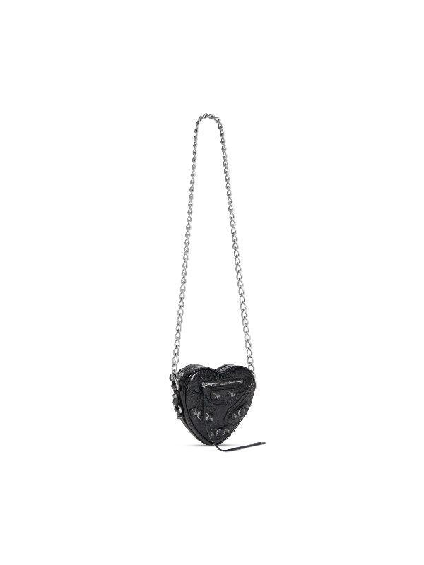 Cagole Heart Mini Chain Cross
  Bag